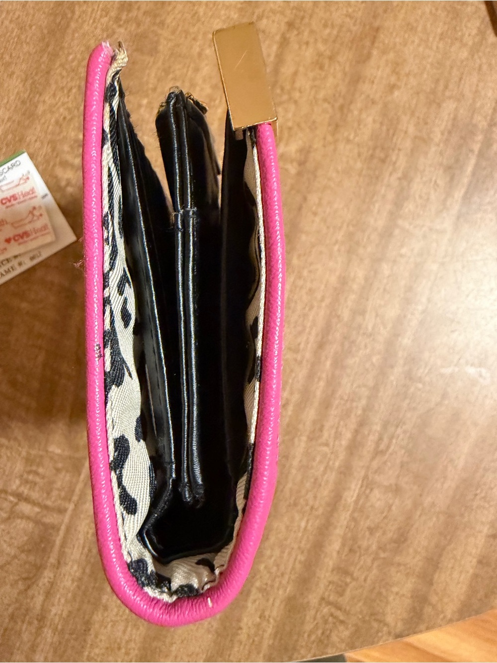 Barbiecore Hot Pink Wallet with Gold Accents - Picture 9 of 12